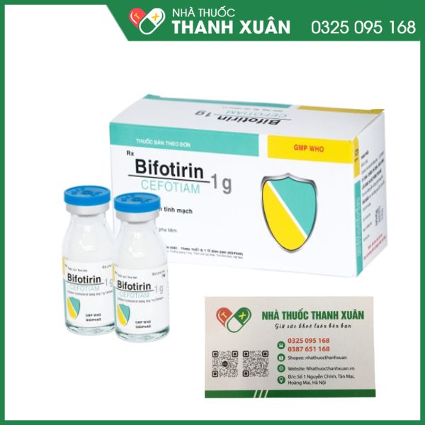 Bifotirin 1g điều trị bệnh nhiễm trùng máu